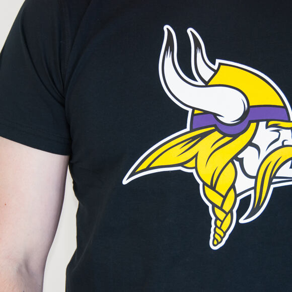 Triko New Era NFL Team Logo Minnesota Vikings Black