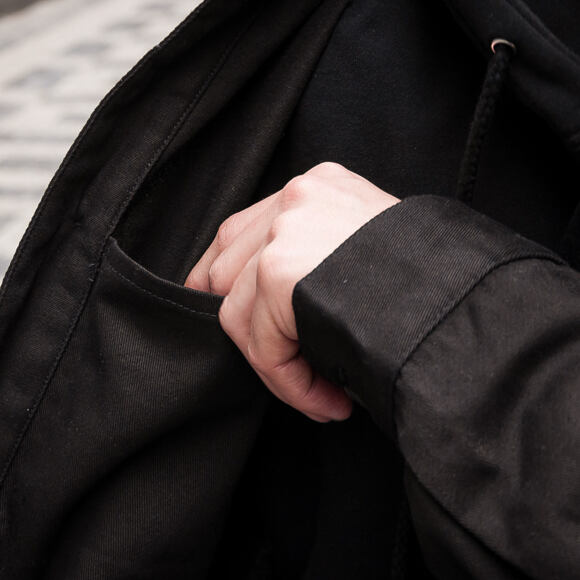Bunda Coach Jacket HUF Thrasher Chore Black