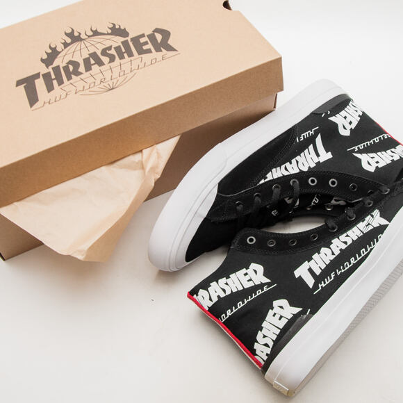 Boty HUF Thrasher Classic Hi Black