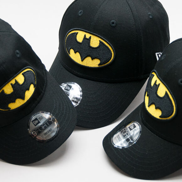 Dětská Kšiltovka New Era Hero Essential Batman 9FORTY Infant Black Strapback