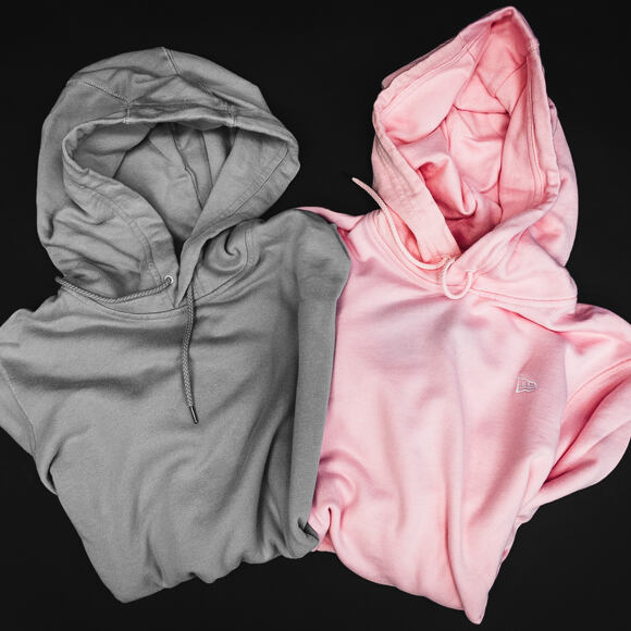 Mikina S Kapucí New Era Sandwash Po Hoody Pink