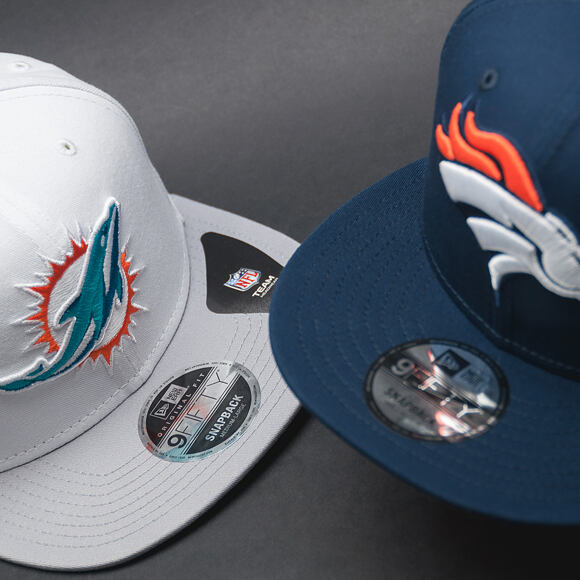 Kšiltovka New Era Contrast Crown Miami Dolphins 9FIFTY White/Gray Snapback