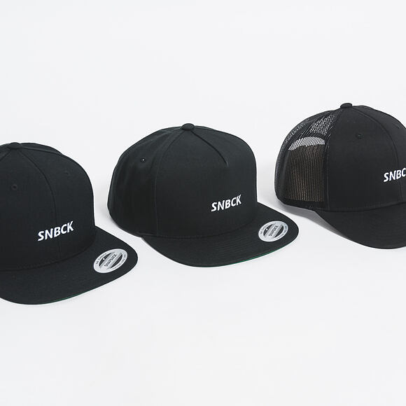 Kšiltovka Snapbacks.cz SNBCK A Frame Black Snapback