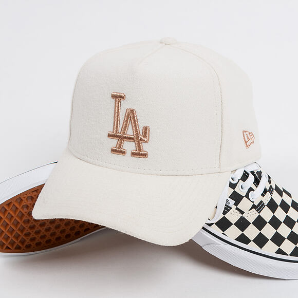 Damská Kšiltovka New Era Melton 9FORTY A-Frame Los Angeles Dodgers Satin/Gold Snapback
