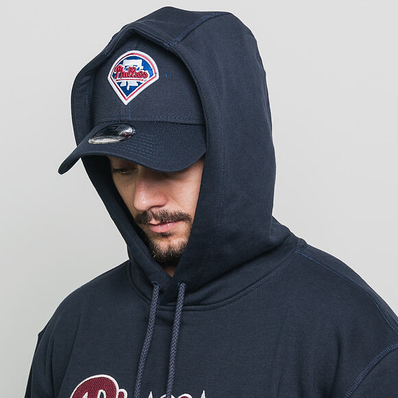 Mikina S Kapucí New Era Postgradual Pack Po Hoody Philadelphia Phillies Navy