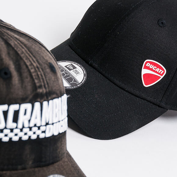 Kšiltovka New Era 9FORTY FA 18 Scrambler Washed Ducati Black Strapback