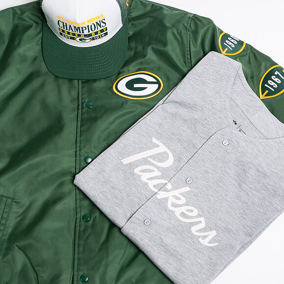 Bunda New Era Green Bay Packers Champion Bomber Green