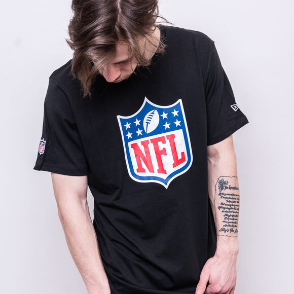 Triko New Era Essential NFL League Logo Tee Black