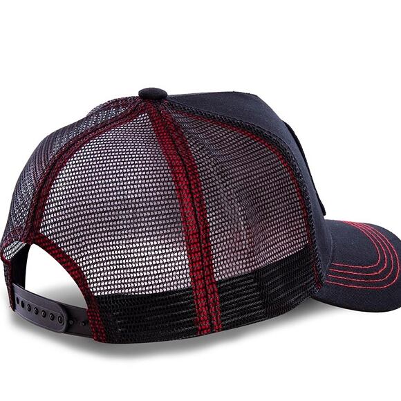 Kšiltovka Capslab - Trucker Looney Tunes - Wile E. Coyote - Black / Red
