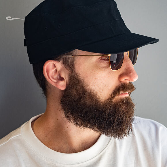 Kšiltovka Kangol - Cotton Twill Army Cap - Black