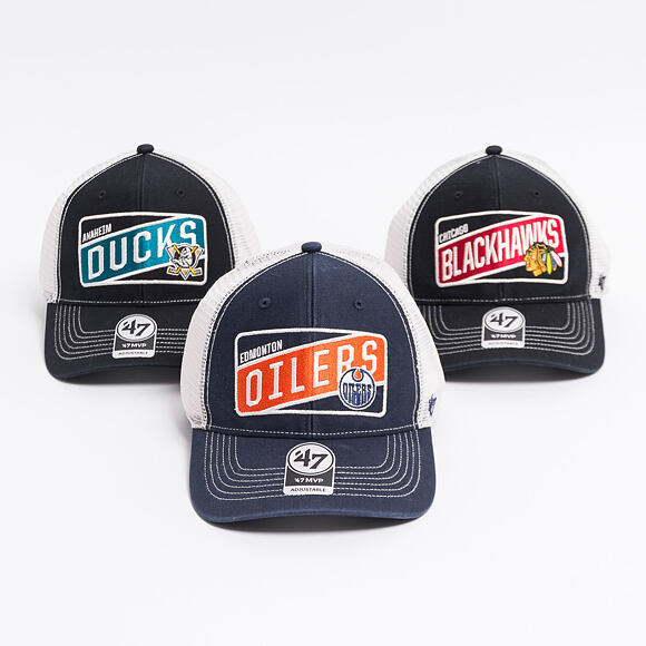 Kšiltovka 47 Brand Chicago Blackhawks Slash Patch MVP Trucker