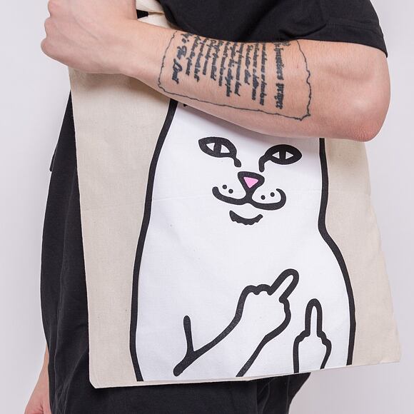 Taška RIP N DIP Lord Nermal Tote Bag RND2145 Natural