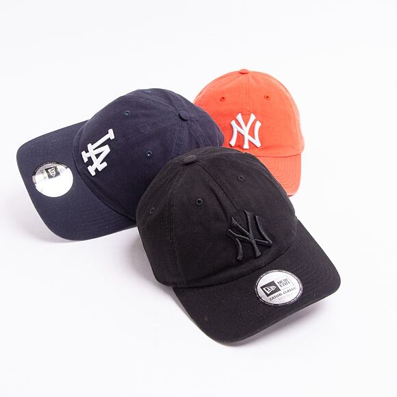 Kšiltovka New Era 9TWENTY MLB Washed Casual Classic New York Yankees Black