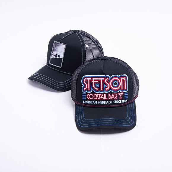 Kšiltovka Stetson Trucker Cap Silhouette 7751140 Black