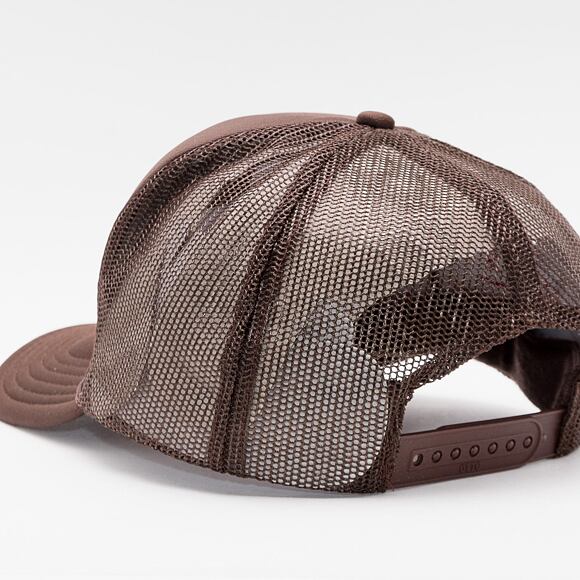 Kšiltovka Pink Dolphin Wave Crew Trucker Brown