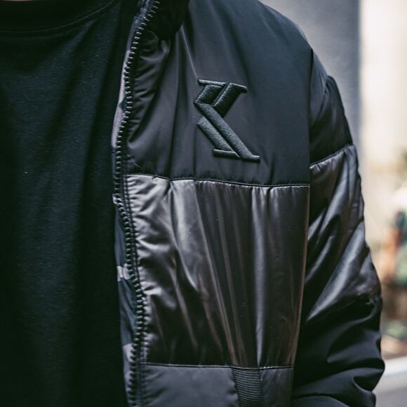 Bunda Karl Kani OG Reversible Camo Puffer Jacket Black 6076501
