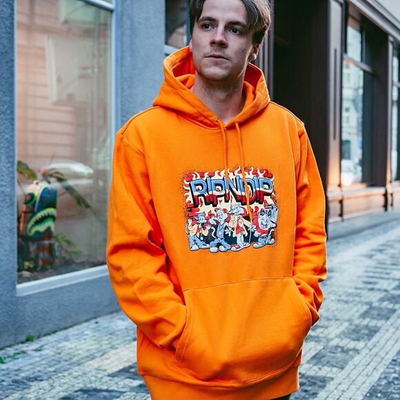 Mikina RIP N DIP Looney Gang Hoodie RND4716 Orange