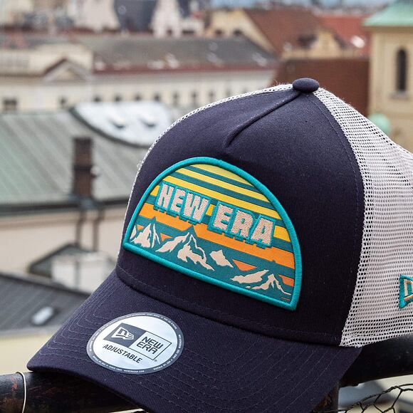 Kšiltovka New Era 9FORTY 9FORTY Outdoor Patch Trucker Snapback Navy