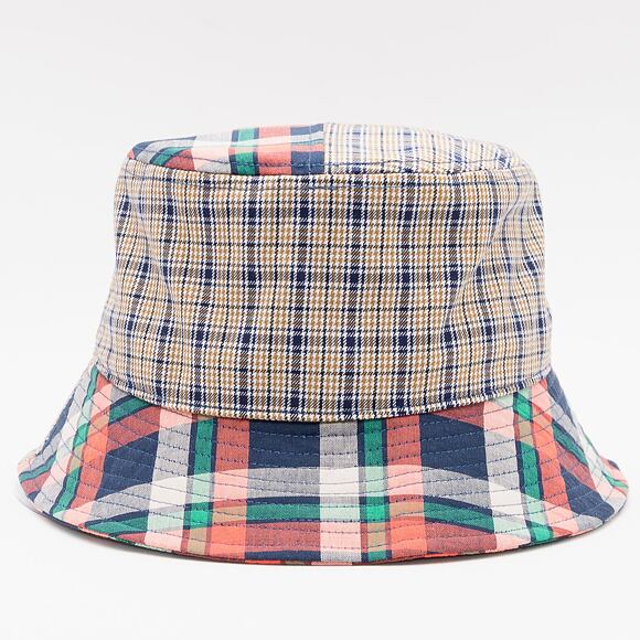 Klobouk Kangol K5297 Plaid Mashup Bucket Golden Palm