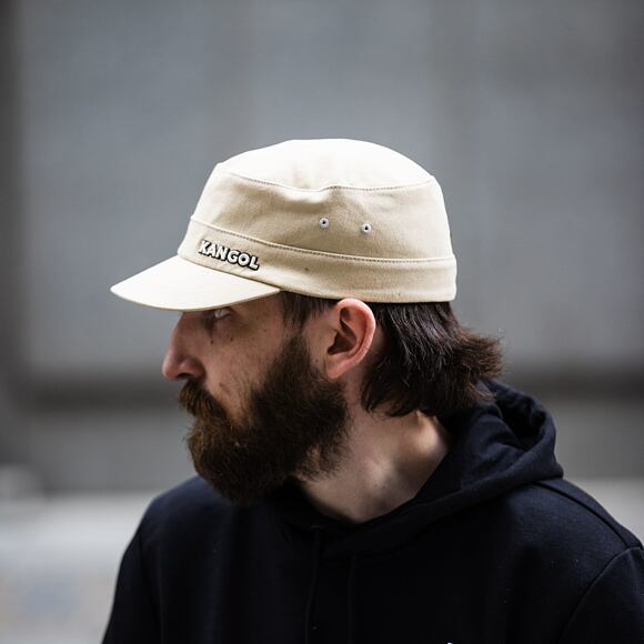 Kšiltovka Kangol Cotton Twill Army Cap Beige