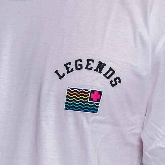 Triko Pink Dolphin LEGEND FLAG TEE PS12211LFWH WHITE