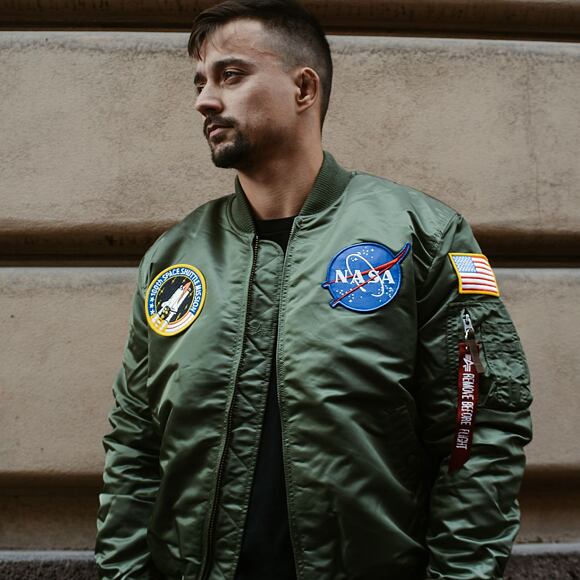 Bunda Alpha Industries MA-1 VF NASA Sage-Green