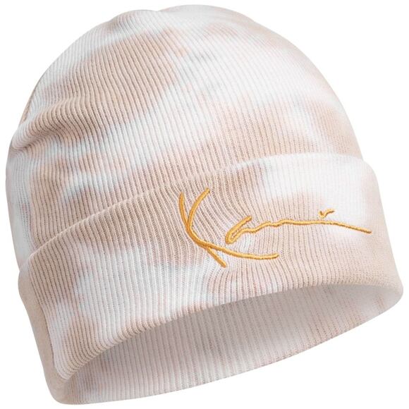 Kulich Karl Kani KK Signature Tiedye Beanie Sand/ White