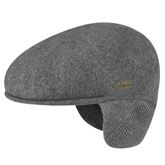 Bekovka Kangol Wool 504 Earlap Grey