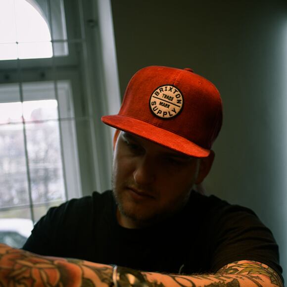 Kšiltovka Brixton Oath III Snapback Dark Brick