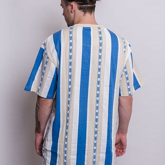 Triko Karl Kani Small Signature Stripe Tee blue