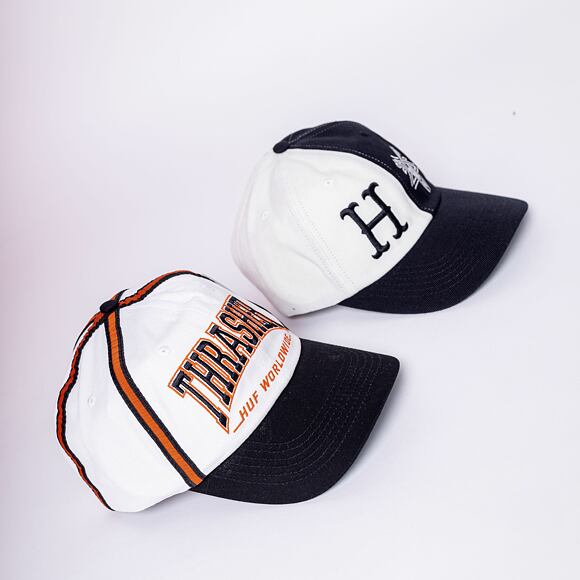 Kšiltovka HUF × Thrasher Split Snapback Black