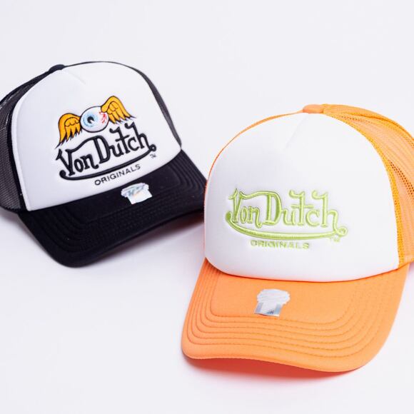 Kšiltovka Von Dutch Atlanta Trucker Foam White/Orange