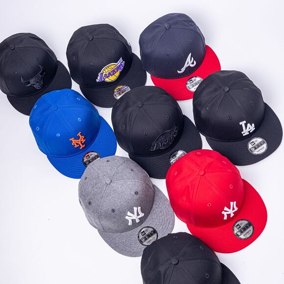Kšiltovka New Era - MLB Basic 9FIFTY - NY Yankees - Scarlet / White