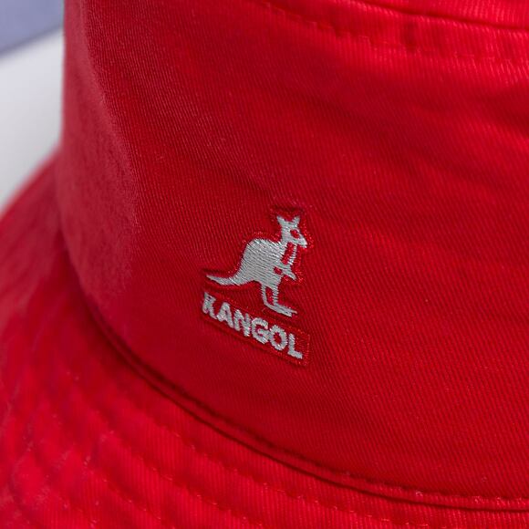 Klobouk Kangol Washed Bucket Cherry Glow