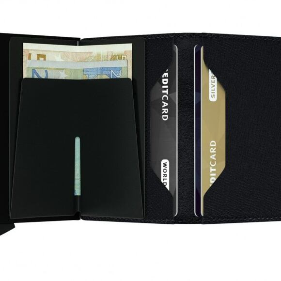 Peněženka Secrid Slimwallet Crisple Black