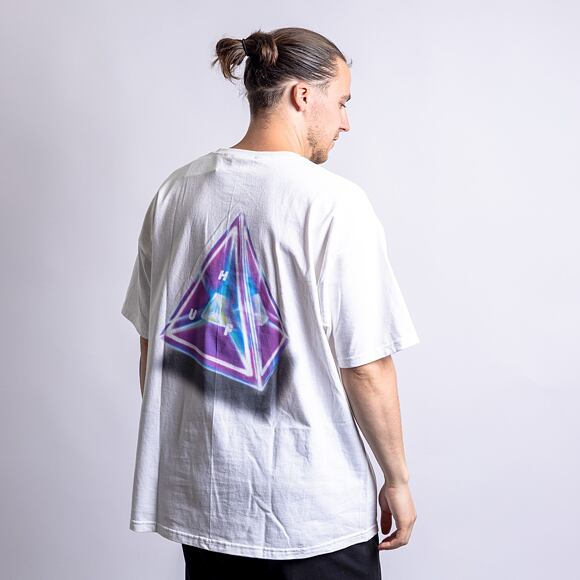 Triko HUF Tesseract Triple Triangle T-Shirt White