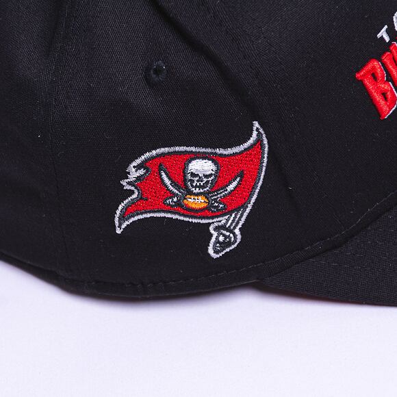 Kšiltovka New Era 9FIFTY Stretch-Snap NFL Team Wordmark Tampa Bay Buccaneers Black