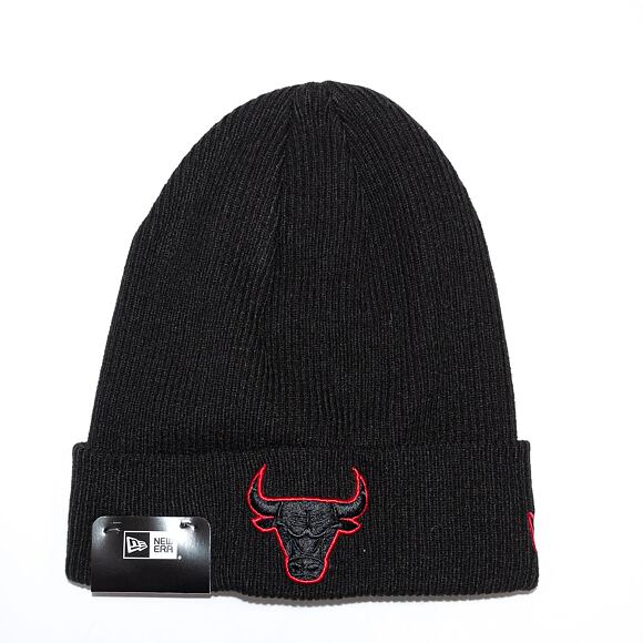 Kulich New Era NBA Neon Pack Cuff Beanie Chicago Bulls Black/Red