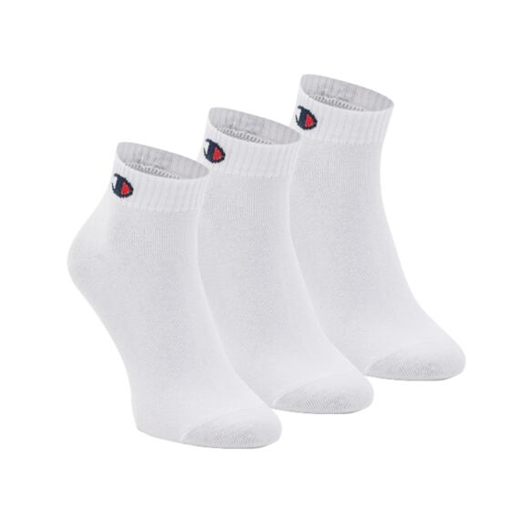 Ponožky Champion 3pk Quarter Socks WHT/WHT/WHT