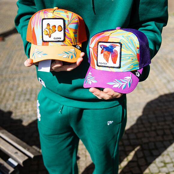 Kšiltovka Goorin - Public Anemone Trucker - Orange