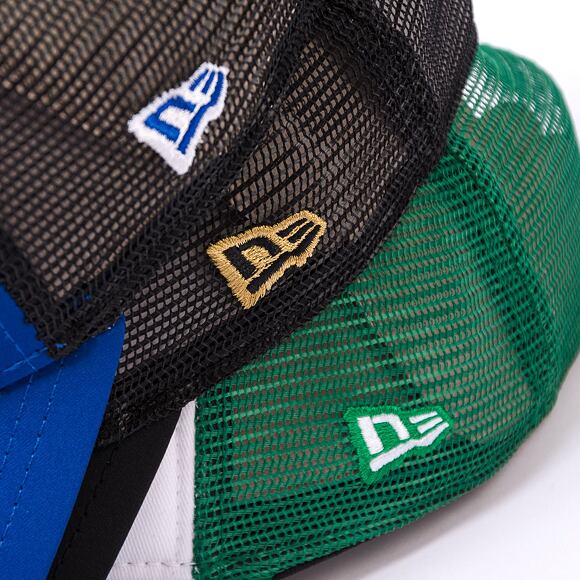 Kšiltovka New Era 9FORTY A-Frame Trucker Black Gold Manchester United FC Black