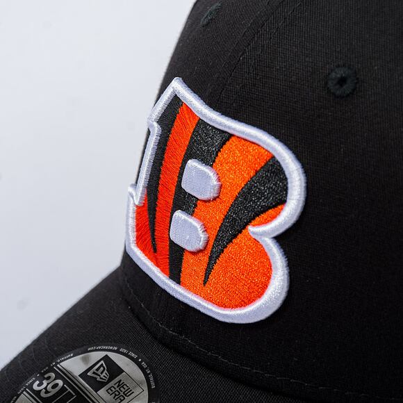Kšiltovka New Era 39THIRTY NFL Comfort Cincinnati Bengals Black / Rush Orange