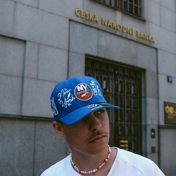 Kšiltovka Adam Wave Custom NHL New York Islanders MVP DP Royal Blue - "Art Pieces"