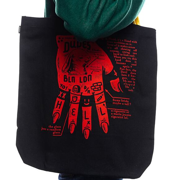 Taška The Dudes Dead Hand Tote Bag Black