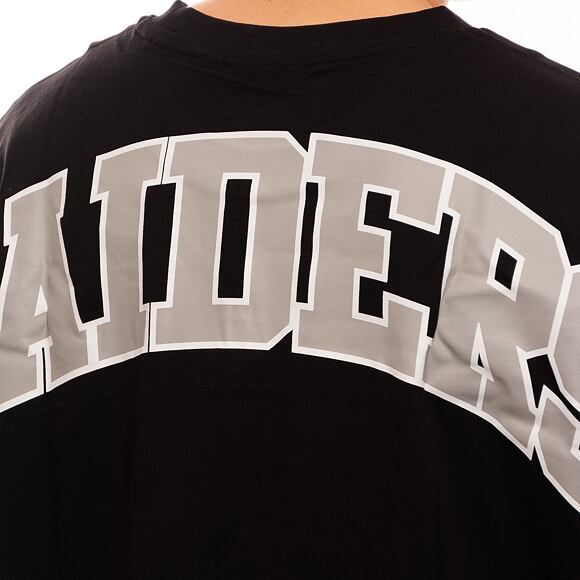 Triko New Era NFL Drop Shoulder Oversized Tee Las Vegas Raiders Black / White