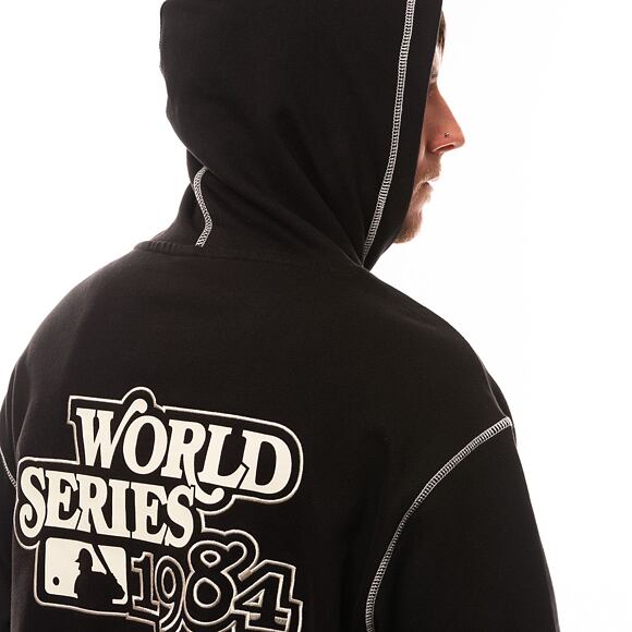 Mikina New Era MLB World Series Oversized Hoody Detroit Tigers Black / Off White