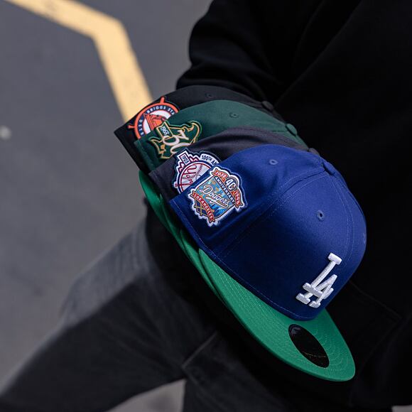 Kšiltovka New Era 59FIFTY MLB Team Color Los Angeles Dodgers Cooperstown Royal Blue / White / Kelly