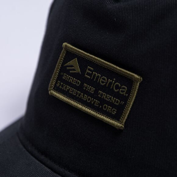 Kšiltovka Emerica 6 Feet Above Snapback Black