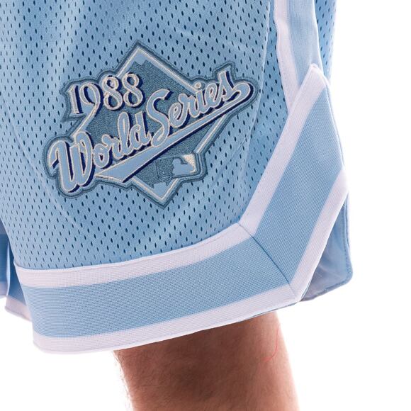 Kraťasy New Era MLB World Series Mesh Shorts Los Angeles Dodgers - Pastel Blue / Uniform Blue