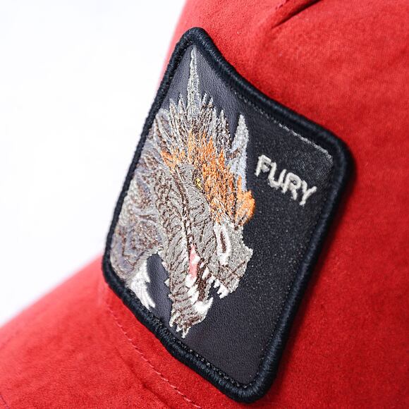 Kšiltovka Goorin - Trucker - The Suede Dragon - Burgundy